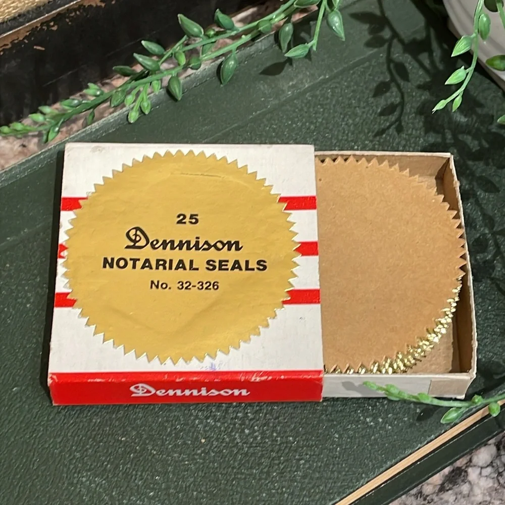 VTG Dennison notarial seals